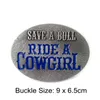 Riemen Mode PU-leer voor damesaccessoires Save A Bull Ride Cowgirl Gespen Metallic Western Cowboy Jeans Female7425521