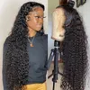 Lace Wigs Water Wave 13x4 Front Wig Natural Color Brazilian Human Hair For Women Remy 150% Density Swiss