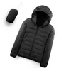Autunno Inverno Donna Ultra Light Short Down Coat 90% White Duck Parka con cappuccio Slim Zipper Snow Jacket Outwear 210430