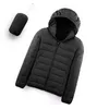 Jesień Winter Women Ultra Light Krótki Płaszcz 90% White Duck Parkas Kapturem Slim Zipper Snow Jacket Outwear 210430