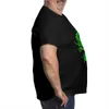 Yeşil Ejderha Erkekler Artı Boyutu T Shirt Siyah Pamuk T-shirt Boy Tops Tee Büyük Uzun Boylu Adam Egzersiz Sokak Kısa Kollu 210707
