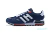 Fashion-ZX750 Scarpe casual Designer Sneakers zx 750 Uomo Donna Bianco Rosso Blu Traspirante Atletico Sport all'aria aperta Jogging Scarpe da passeggio