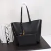 Borse Firmate BORSA SHOPPING N/S IN PELLE MORBIDA Borse Tote Destrutturate Pelle Piatta Doppi Manici Grande Capienza Con Piccoli Portafogli Spalla Portaoggetti Da Viaggio