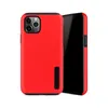 2 i 1 Anti Fall Frostat Matte ShockoProof Fodraler Hybrid Hard PC Soft TPU-lock till iPhone 6 7 8 Plus XR XS 12 Mini 11 Pro Max Samsung A51 A71 A21S A11 S10 S20 S21 Ultra Note 20