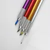 آلات رقيقة كليب الفضة المهنية ماكياج دائم القلم 3d التطريز المكياج أقلام الاصطناعية الوشم الحاجب microblade