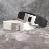 JL New Men's Golf Leather Fashion Alloy Buckle Leather Sports Leisure Belt Two Colors Optional X0726