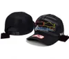 F1 racing cap, sun hat, baseball cap for fans, with embroidered logo