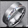 Smyckenstainless Steel Ring Band Titanium Mens Storlek 6 till 13 Bröllop Ringar Man Smycken Party Elegant Mode Present Drop Leverans 2021 HTPUK