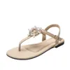 Frauen Sandalen 2021 Marke Mode Strand Leder Flache Sandalen Frauen Sommer Schuhe Luxus Designer Sandalen für Frauen wenshet