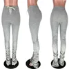 Степенные леггинсы бегуны спортивные штаны женщины Ruched Leginging Jogging Femme пот брюки 210925