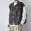 Herrjackor Herrarna Neploha Men denimjacka v￤star streetwear ￤rml￶s ￶verdimensionerad kappa f￶r manlig vintage 5xl Hong Kong -stil man