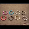 Ringen noppen levering 2021 nep neus hoepel ring oor septum lip navel oorbellen body non piercing zwarte sieraden drop ps2865 b3ylk