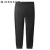 Men Pants Terry Joggers Cotton-Poly Spodnie Meskie Casual Trousers Solid Calca Masculina Stylish Jogger 211119