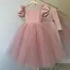 Puffy Flower Girls Dresses Kids Teens Pageant Gowns Birthday Party Dress for Wedding Cougttail Gown