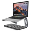 Supports de refroidissement pour ordinateur portable Tablet PC Stands bureau en alliage d'aluminium rack accru support portable suspendu support paresseux base de stockage