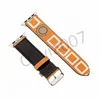 luxury designer F Strap Watchbands Watch Band 42mm 38mm 40mm 44mm iwatch 2 3 4 5 bands Leather Bracelet Fashion Stripes watchband with letter O007