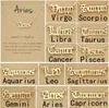 12 Collane zodiacali Collane di costellazioni Collana personalizzata in acciaio inossidabile antico inglese Gioielli di compleanno Regali per donne Ragazze