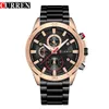 CURREN Casual Brand Mens Watches Fashion Analog Military Sports Full Steel Waterproof Wrist Watch Male Clock Reloj Hombre