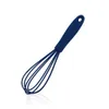 Frusta in silicone da cucina antiscivolo Facile da pulire Frullino per le uova Montalatte Utensile da cucina Utensile da cucina in silicone