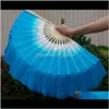 Other Event Party Supplies Home & Garden Drop Delivery 2021 Festive Chinese Silk Dance Fan Handmade Fans Belly Dancing Props 5 Colors Sn2197