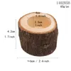 Candle Holders Wooden Candlestick Holder Round Table Desktop Decoration Plant Decoracao Para Casa Home BS50CH