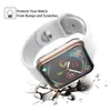 Case for Apple Watch Iwatch Series 7 38mm 40mm 2021 Ny Iwatch 7 41mm 45mm Allround skyddsfall TPU HD Klar ultra-tunt lock