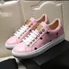 Casual Shoes For Mens Women Black White Pink Fashion Trainers Lightweight Link-Embossed Sole Sports Men Sneakers mkjk0001