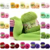 1 PC Knitted Craft Baby DIY Hand 50g Cashmere Soft Sweter 6ly Crochet Kolor Knitting Dzianiny Y211129