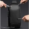 Portefeuilles Borstzak Diefbestendige mannen Crossbody Waterdichte schouder USB Charge Short Trip Travel