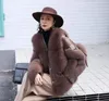 レディースファーの女性のフェイクメイロフーア2022本物のコートベストウィンタージャケット女性ナチュラル本革アウターデタッチ可能なストリート