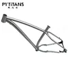 Pytitansチタン脂肪バイクフレーム26 "197ハブスノーバイクフレームTi合金フォークバイクファクトリー直接販売
