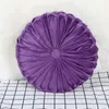 Nordic Japanese-Style Round Home Pumpkin Cushion Cushion Pillow Home Decoration Car Soft Sofa Cushion Solid Color Futon