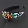 Shourouk Kleurrijke Luxe Strass Kristallen Hoofdband Vintage Hoofddeksel Prom Party Bruiloft Dames 938 Haarspeldjes Barrettes2908