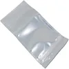 100 pcs/lot Stand Up feuille d'aluminium sac à fermeture éclair en plastique refermable emballage vide poche pour aliments café stockage paquet sacs