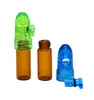 Snuff Bullet Box Dispenser Snuffer 67 мм / 82 мм Высота Акриловые стеклянные Snorter Rocket Snifffer Bottle Snifter Sniffer Dispensers Dispens