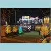 Weihnachtsdekorationen 2m 6DOT5ft Height LED Künstliche Kirschblütenbäume Licht 1152pcs Glühbirnen 11848933