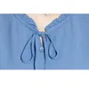 Blusas Primavera Manica lunga Solid Camicetta da donna Top femminile Chiffon Casual Vintage Plus Size Cardigan Camicia da donna 7922 50 210528