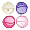 Knitting Yarn Storage Bag Case Yarn Drum Women's Crochet Hook Thread Pouch Round Mesh DIY Knitting Crochet Tote Bag RRA4428