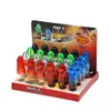 Roken Acryl Cap Glasfles Snuff Snurter Dispenser Bullet Rocket Fial met Duidelijke Bodem Draagbare Pijp Accessoire