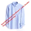 Men's Oxford Shirts Stylish Pure Cotton Long Sleeve Casual Office Formal Button DownTrend Slim Fit Male Daily Camisas Hombre 210609