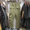 Осенью и зимняя прилива Бренд Далеко мужская Функциональная рабочая ветерная одежда High Street Multi Pocket Plush Свободные повседневные брюки брюки