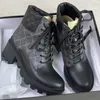 Mulheres Boot Boots Martin Desert Boot Flamingos Love Seta 100% Real Medalha de Couro Grossas antiderrapantes de inverno antiderrapante tamanho US5-11 iohjwsfs