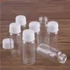 Großhandel 100 Stück 4 ml 16 * 40 mm Klarglasflaschen mit weißen Kunststoffkappen Mini Tiny Jars Vialsgoods