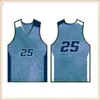Basketball Jersey Men Stripe Stripe Short Street Shirts Black White Blue Blue Sport Shirt UBX22Z850