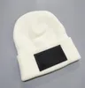 5 pezzi Cappelli natalizi invernali Per uomo donna sport Moda Berretti Skullies Cappelli Chapeu Cotone Gorros Cappello caldo in lana Berretto lavorato a maglia 4 colori bianco nero rosso