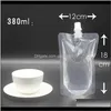 Packing Bags 100Ml 200Ml 250Ml 300Ml 380Ml 500Ml Empty Standup Plastic Drink Packaging Bag Spout Pouch For Beverage Liquid Juice M8894284