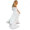 Maternity klänningar för fotografera sjal mopping graviditet klänning spets nattklubb stil drömlik kväll klänning foto skjuta rekvisita x0902