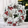 Window Door Wall Decorations Variety Red Christmas Tree Wreath Champagne Gold CharmHome Festive Ornaments Year 2022 Gift 211105