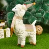 Casa Desenzenagem Alpaca Boneca Doll Festa Decoração 2022 Presente de Ano Novo para Crianças Adornos de Navidad Decorações de Natal