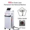 Diodo láser de alta potencia 808nm Pecho frontal Labio Cara posterior Bikini Barba Pierna Axila Brazo máquina de depilación dispositivo de belleza equipo de salón